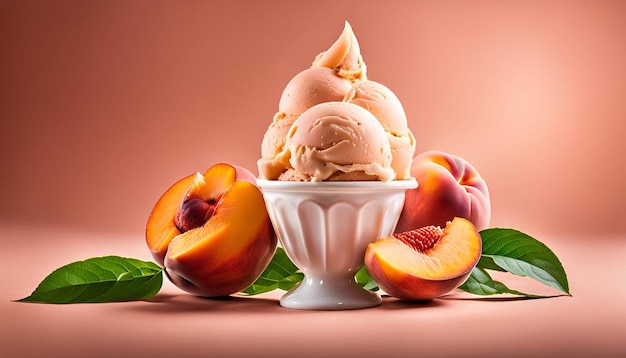 Peach Ice Cream