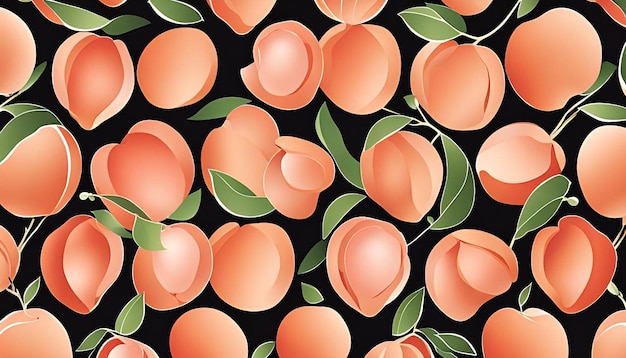 Photo peach pattern design