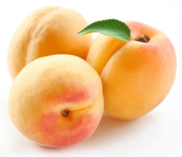 a peach that has the word peach on it