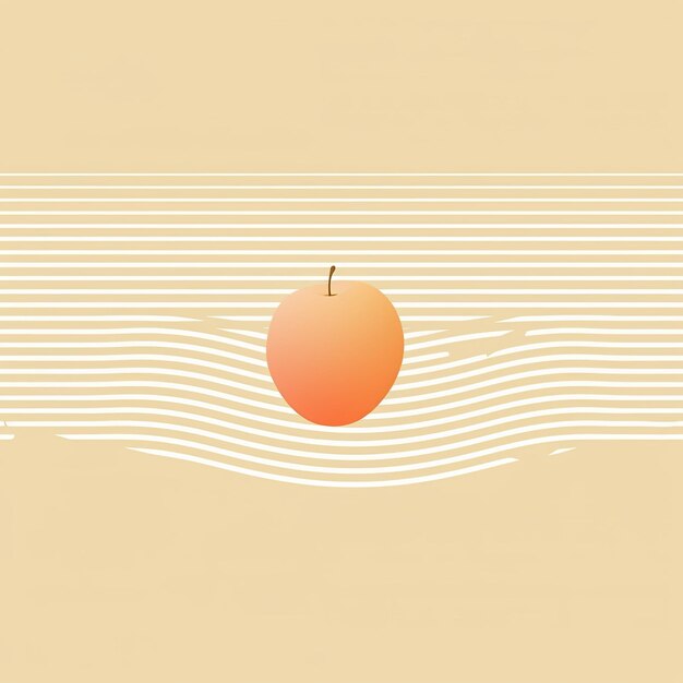 Photo peach vector background thin lines simple shapes minimalistic style lines in the shape of u with sharp corners horizontal line pattern v 52 job id f379c6993fbd493f971ebba19b41d6bd