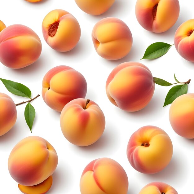 peaches are among the fruits of various colors