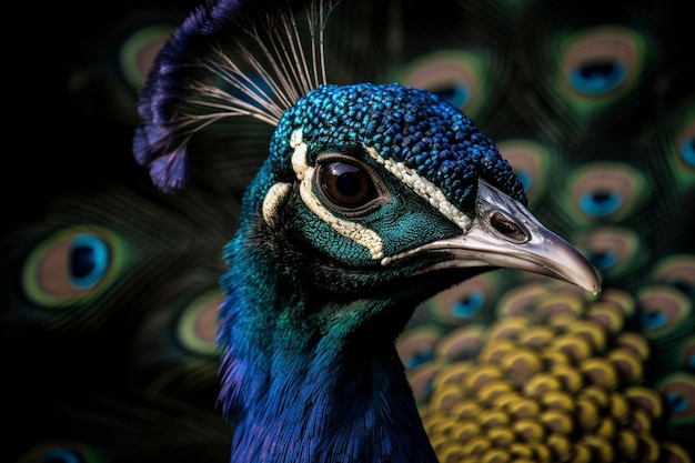 Peacock created with generative AI