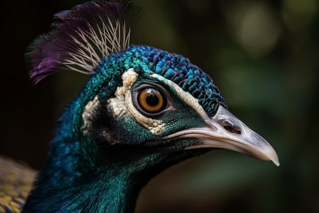 Peacock created with generative AI