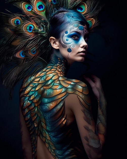 peacock fantasy queen