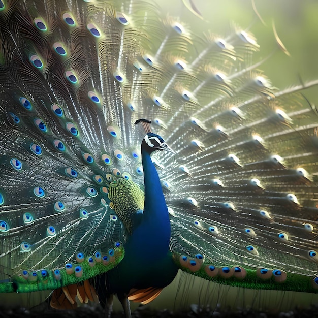 Peacock high quality picture