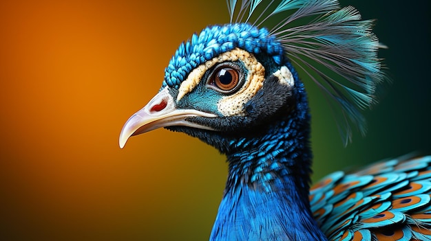 a peacock photo of 3d wallpaper