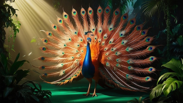 a peacock