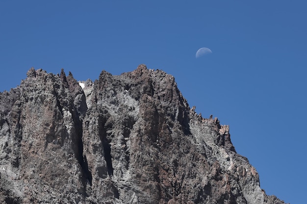 Peak of Mount Erciyes in Kayseri Turkey