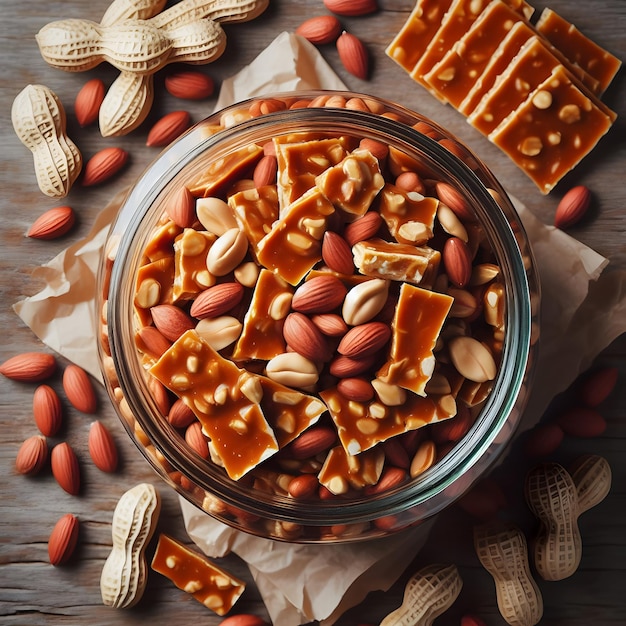 Peanut brittle