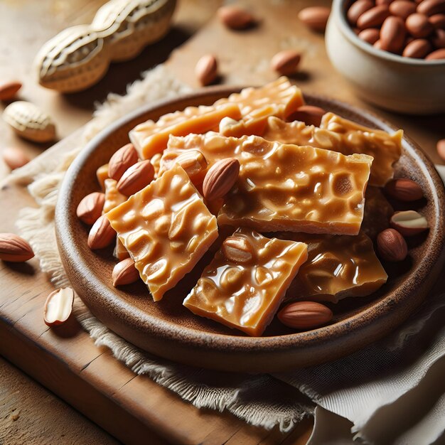 Peanut brittle