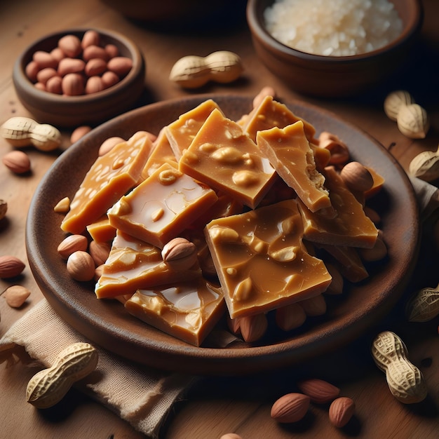 Peanut brittle