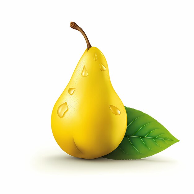 Photo pear flat clipart