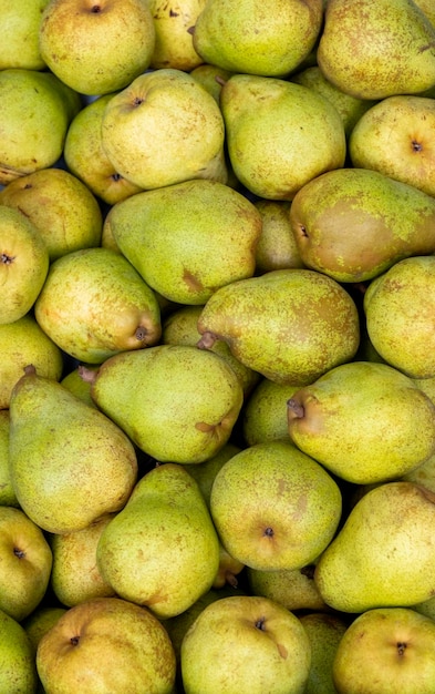 Pear fruit background green dutch greenhouse street