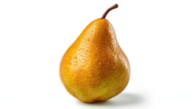 pears on a white background