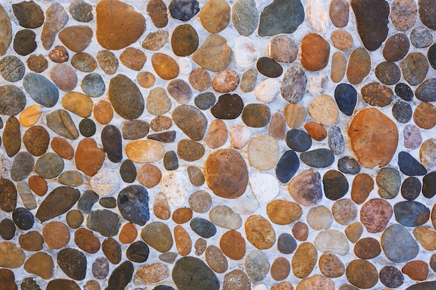 Pebble stone floor tile texture