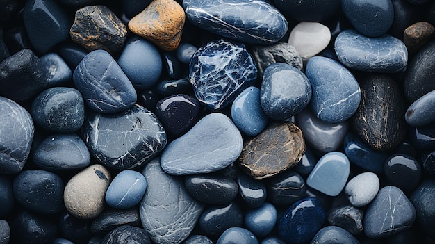 pebbles background HD 8k wall paper Stock Photographic image