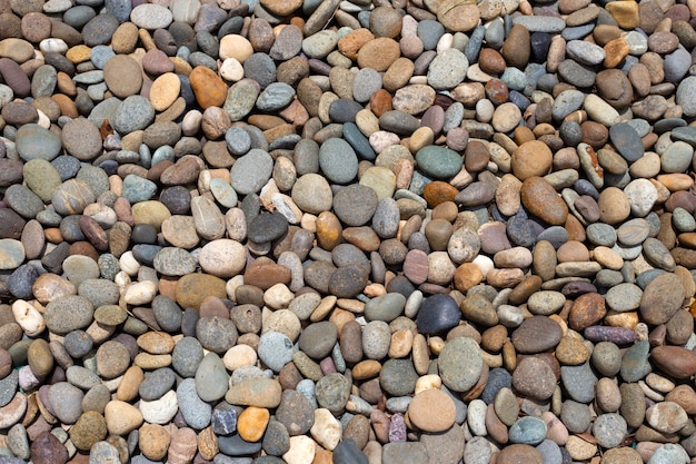 Pebbles sea stones for background