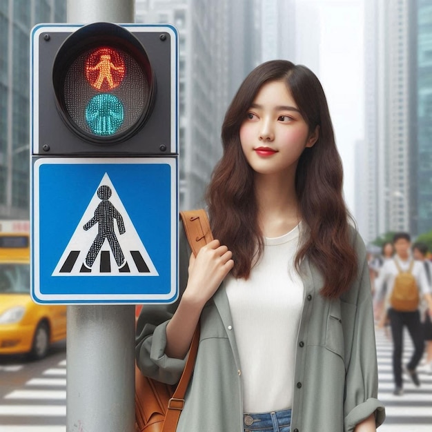 Pedestrian Crossing Green Light