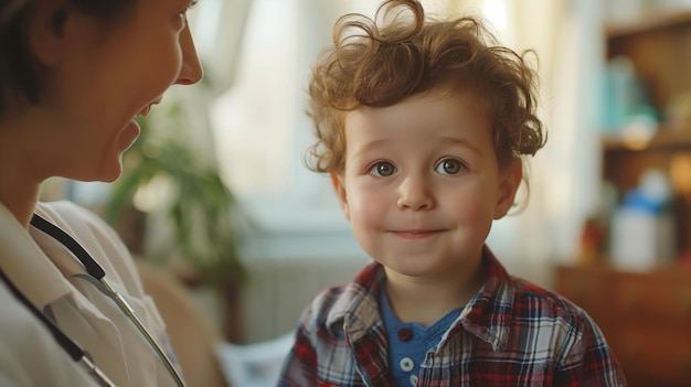 pediatrician providing immunizations and wellchild checks