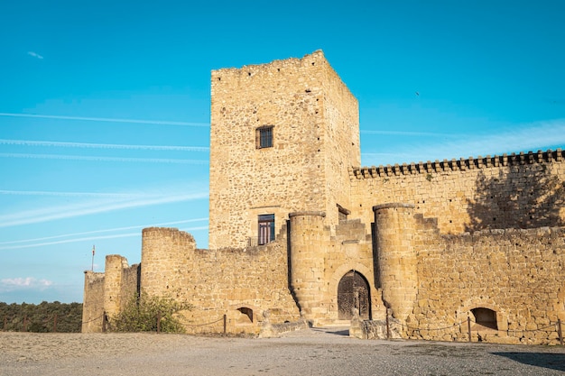 Pedraza Castle in Segovia, Castilla y Leon, Spain. Roman and Arabic castle