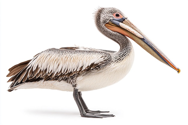 Photo a pelican with a long beak and a beak that says pelican