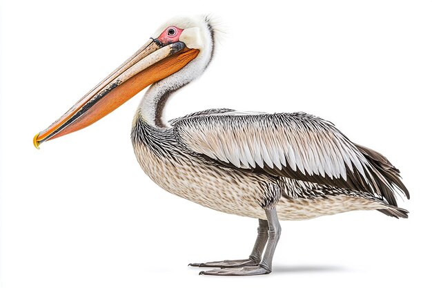 Photo a pelican with a long beak and a long beak