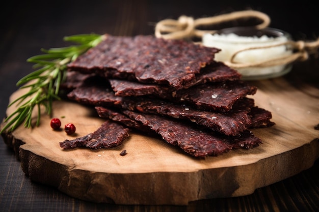 Pemmican a traditional food made from dried and preserved meat