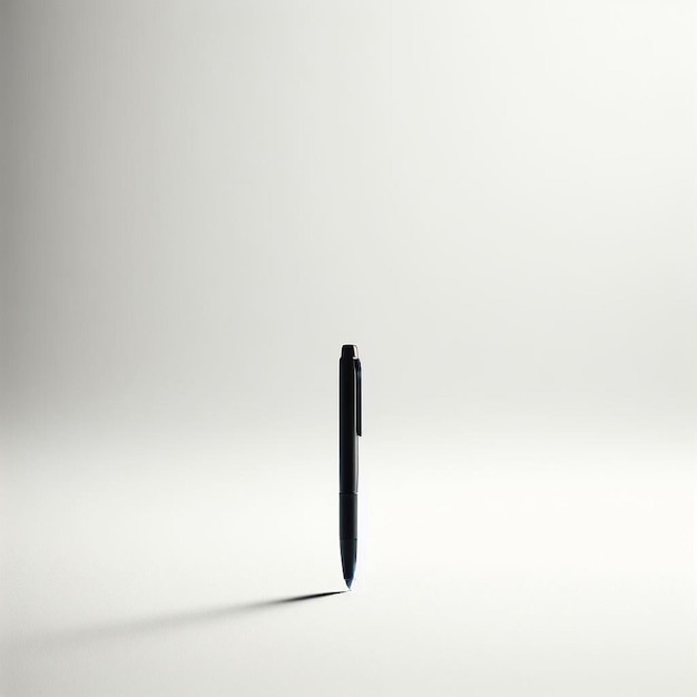 a pen is shown in the corner of a white background