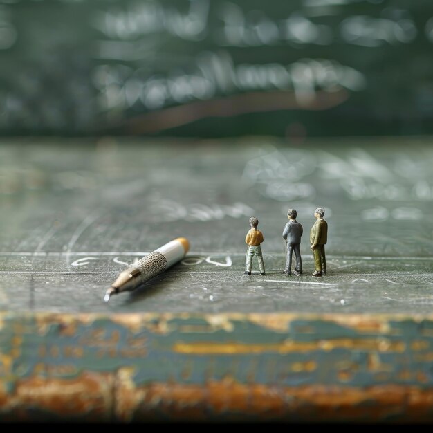 Photo a pencil with the word marker written on it