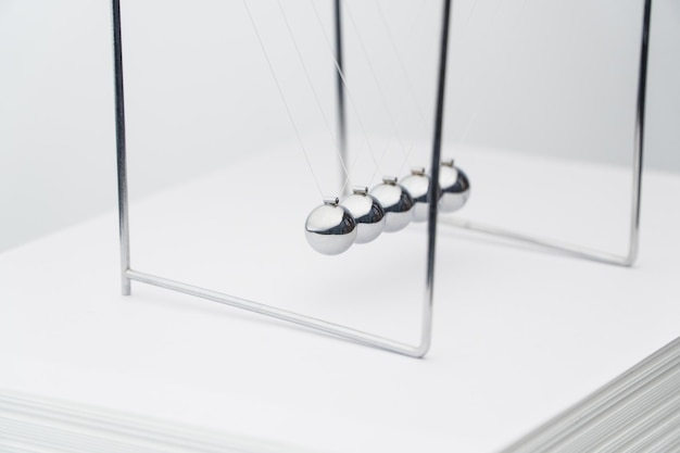 Pendulum on a white background