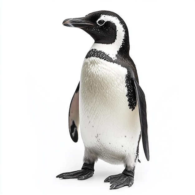 a penguin figure with a white background that says penguin