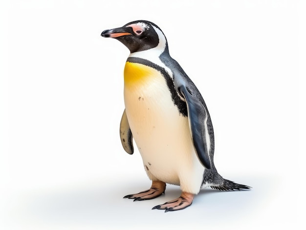 Penguin isolated on white background