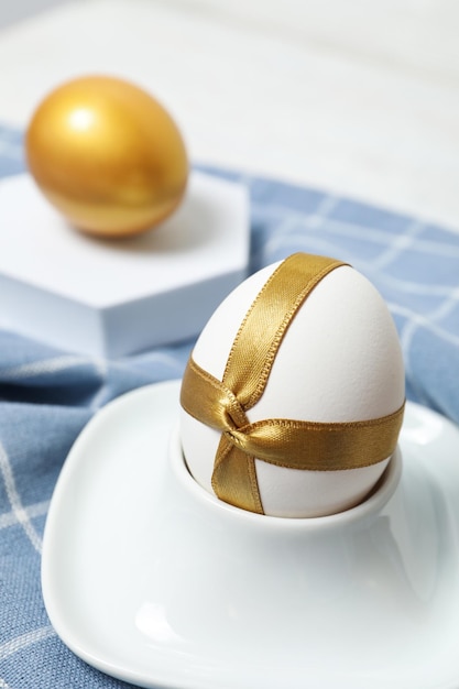 Pension rewards returns and investment funding concepts golden egg