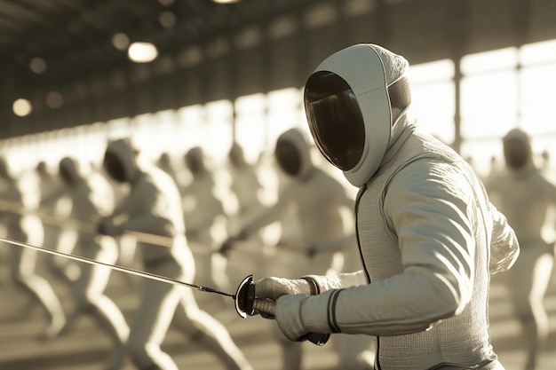 Photo pentathlon fencing