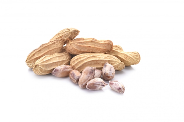 Penuts isolated on a white background