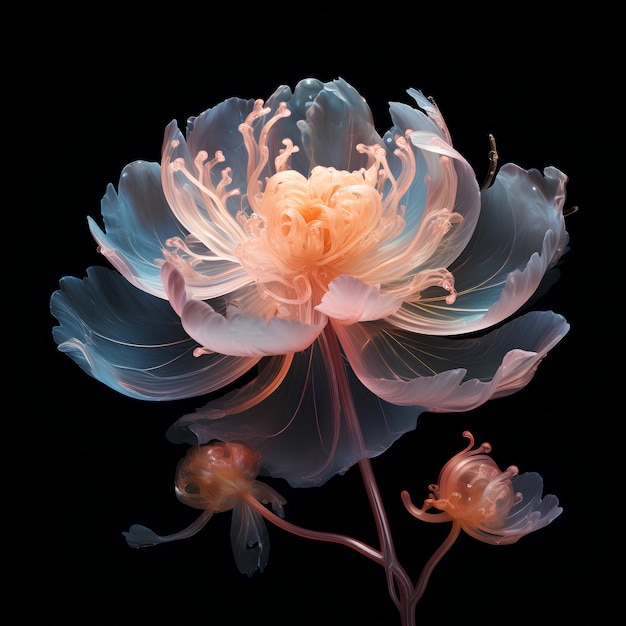 Peony Flower in Full Image