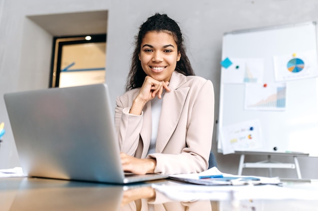 People business woman successful happy formal