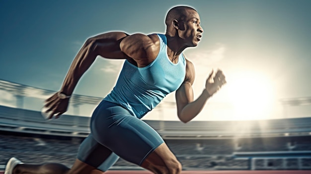 People doing exercise walking and run on country road in the morning with sunrise background