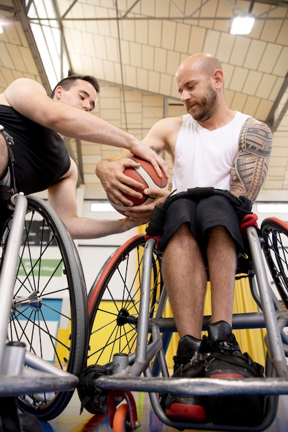 People doing sports with disabilities