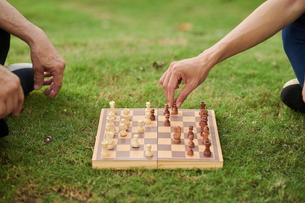 People Playing Chess