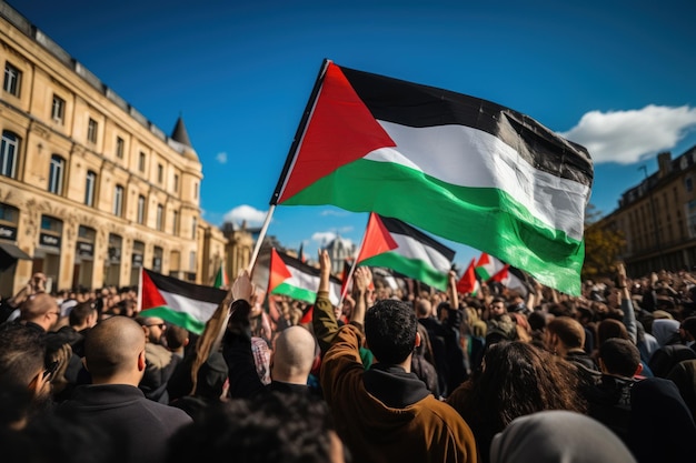 People took to the streets to claim Gaza and Palestine freedom against Israel war and bombing