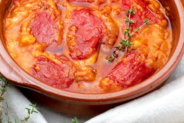 Peppers (del Piquillo) stuffed with meat or fish