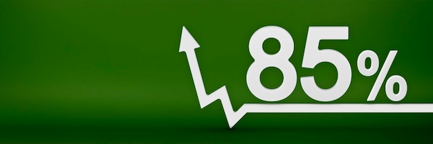 Percent the arrow on the graph points up rising prices inflation increase in income increase in int