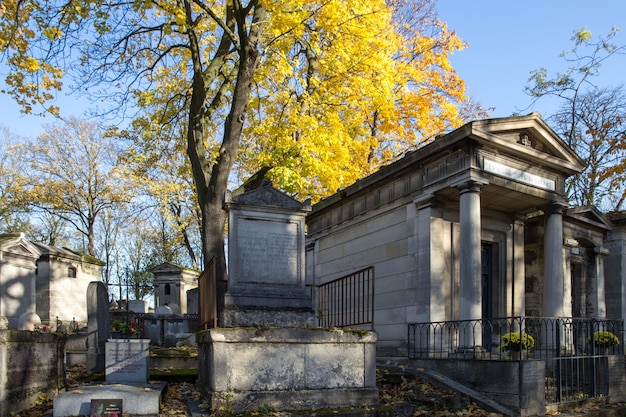 The PereLachaise Cemetery is the largest cemetery in Paris and one of the most famous in the world