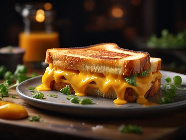 Photo perfect grilled cheese stunning 8k ultrarealistic food