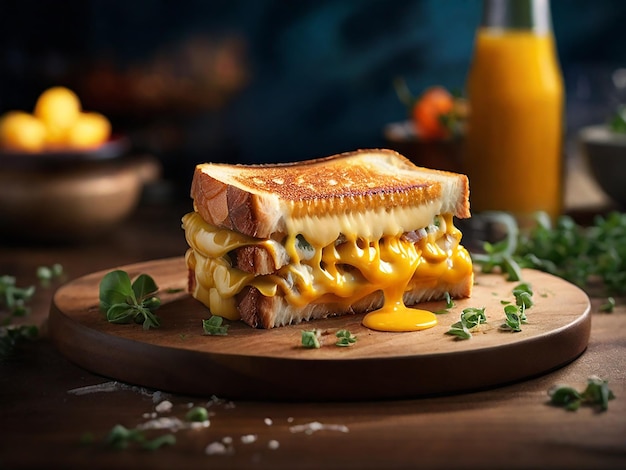 Photo perfect grilled cheese stunning 8k ultrarealistic food