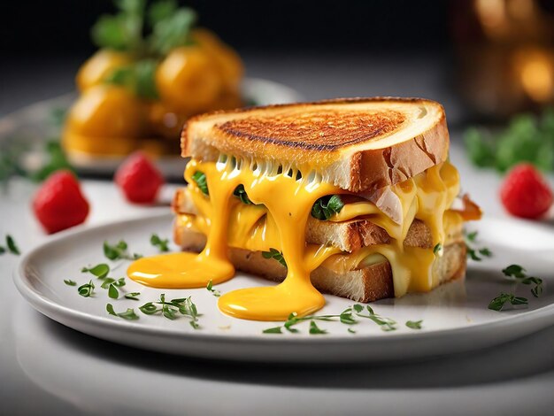 Perfect Grilled Cheese stunning 8K ultrarealistic food