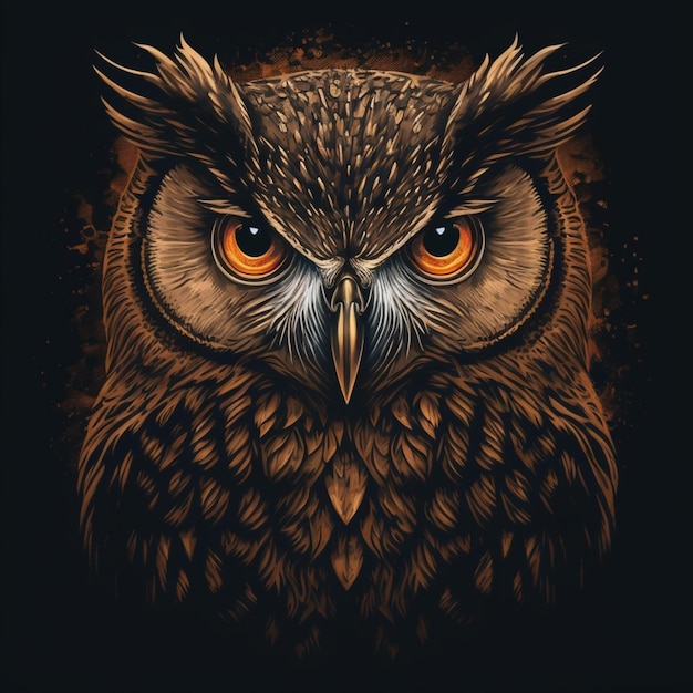 perfect owl logo design