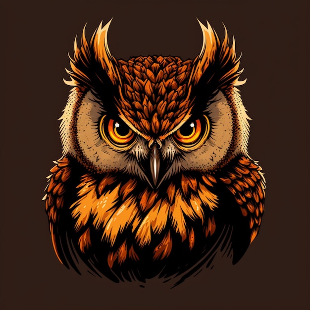 perfect owl logo design