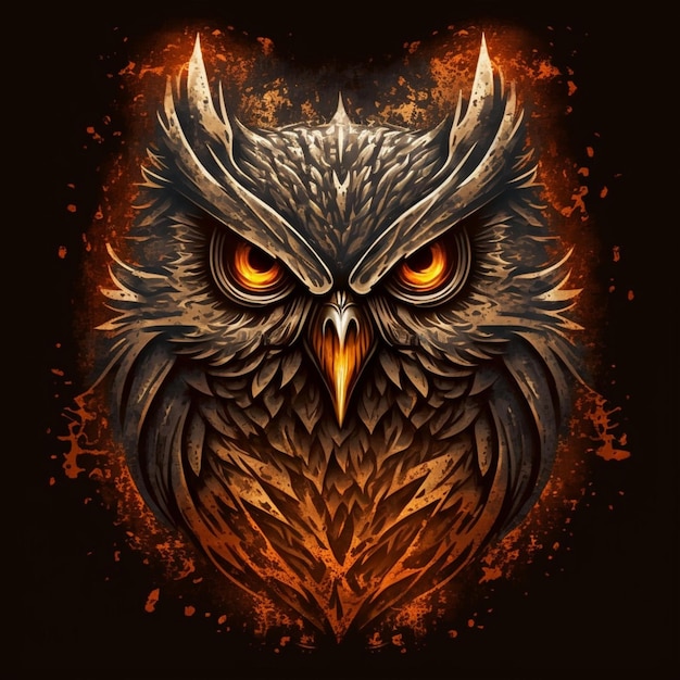 perfect owl logo design